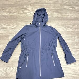 Banana Republic Women’s Blue Full Zip Hooded Jacket Size S
